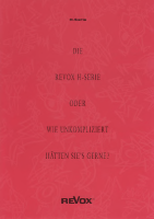 Revox H-series-Brochure